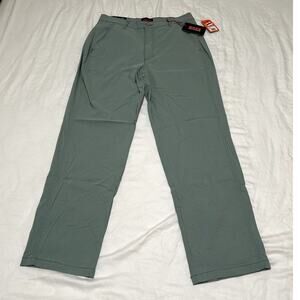 Bass Outdoor Womens Slim Straight Anywhere Pants Size 12 Color Silver Blue New